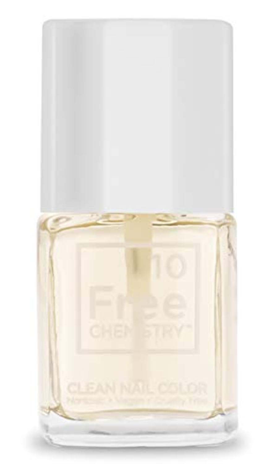 10 FREE CHEMISTRY front packaging showing clean, plant-based base coat and benefits