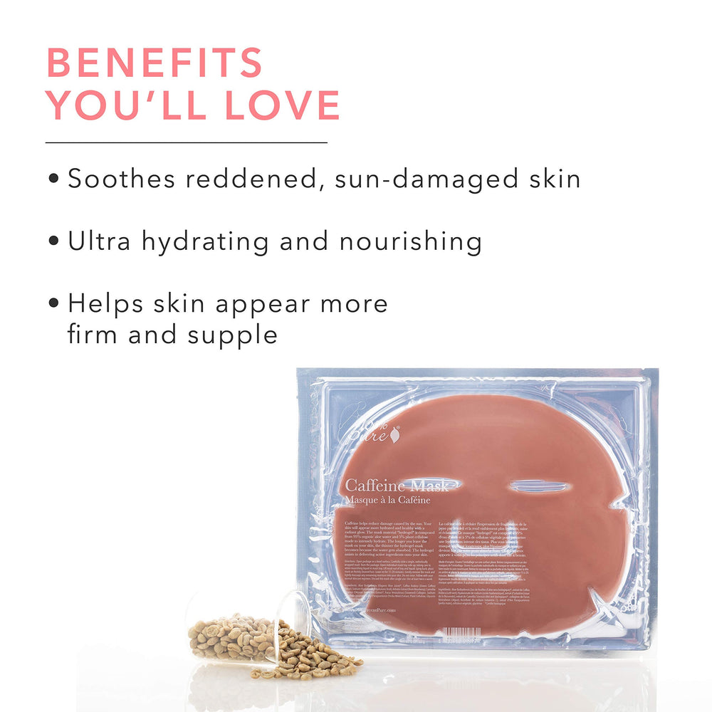 100% PURE serum texture on fingers showing lightweight hydrating feel