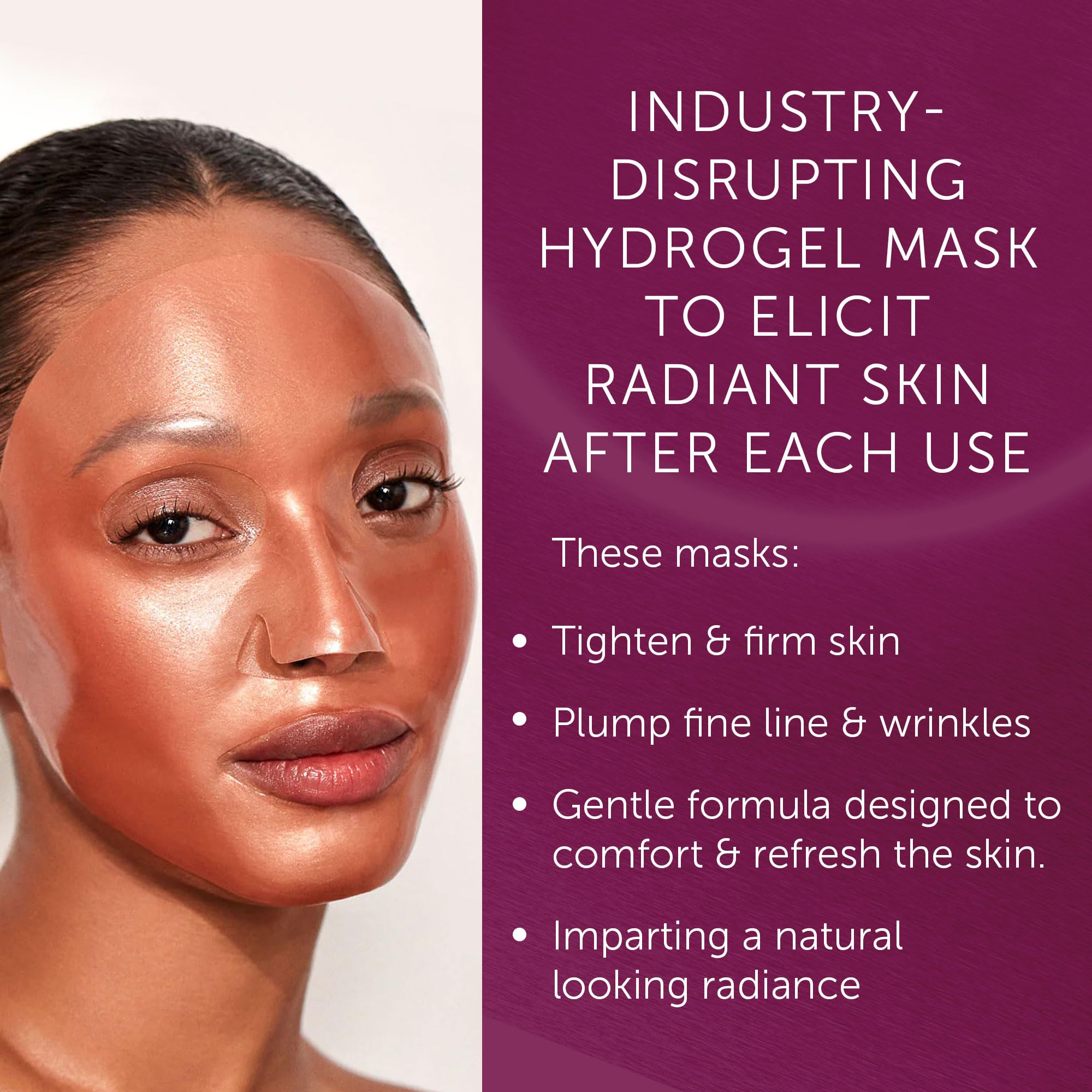 111SKIN close-up of hydrogel texture highlighting cooling cling and serum delivery