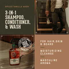 18.21 Man Made rich lather closeup demonstrating cleansing and conditioning