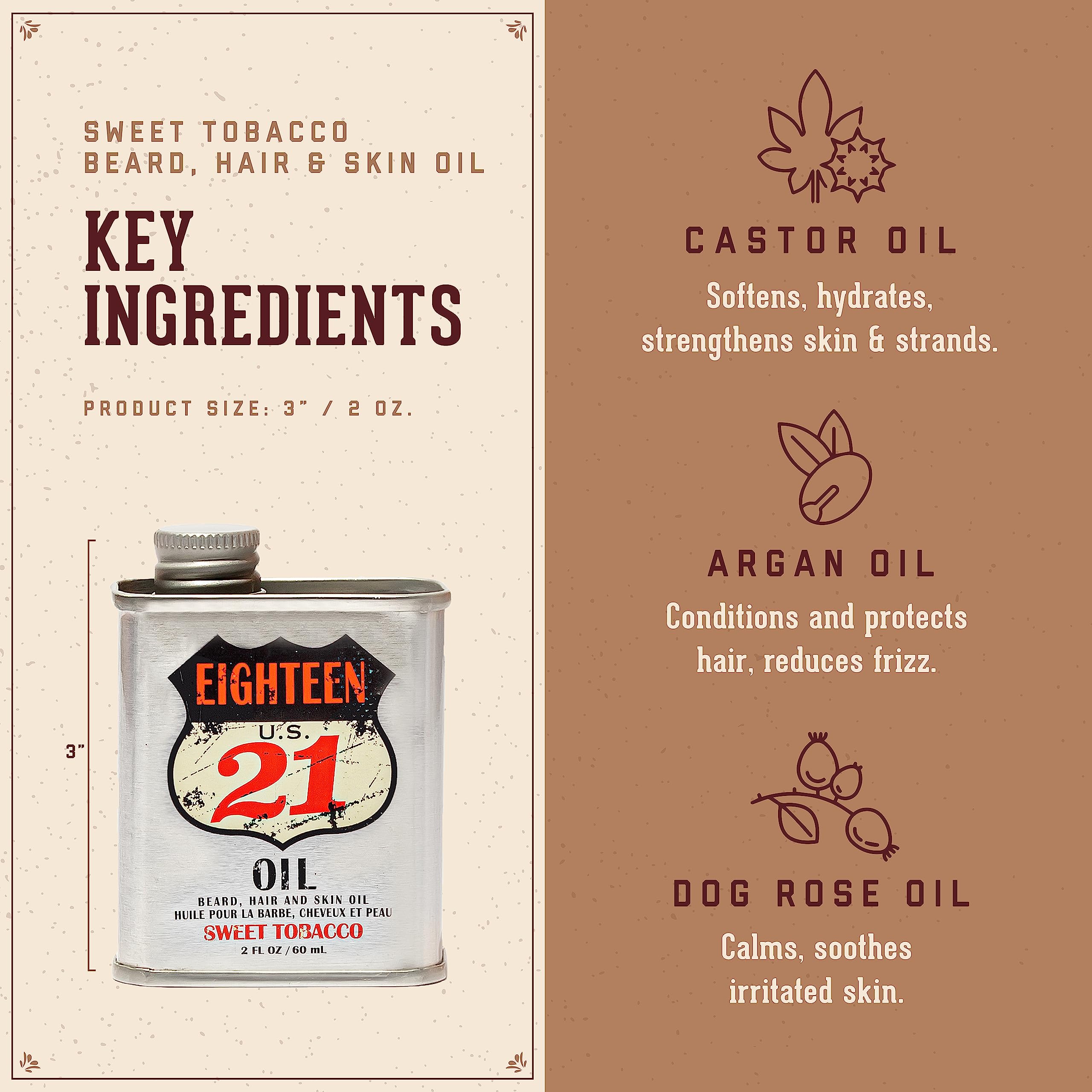 18.21 Man Made ingredient trio of argan, jojoba, and castor oils showcasing nourishing blend