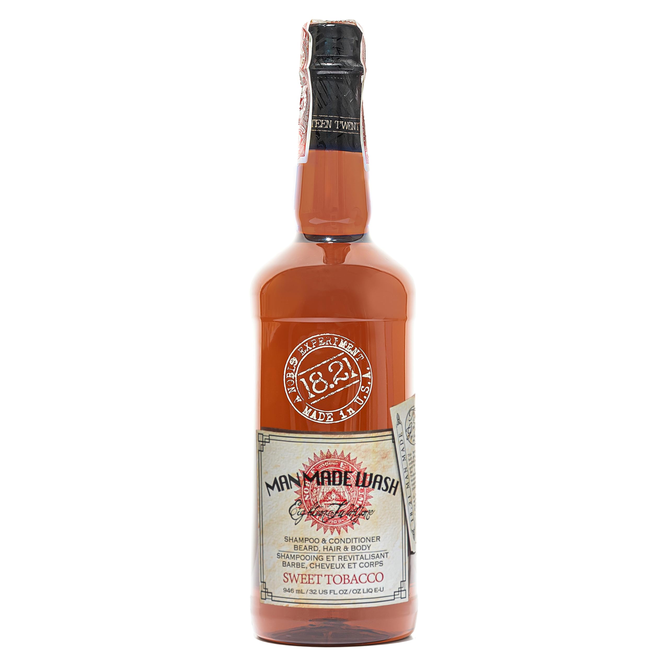 18.21 Man Made front bottle view showing packaging and premium scent