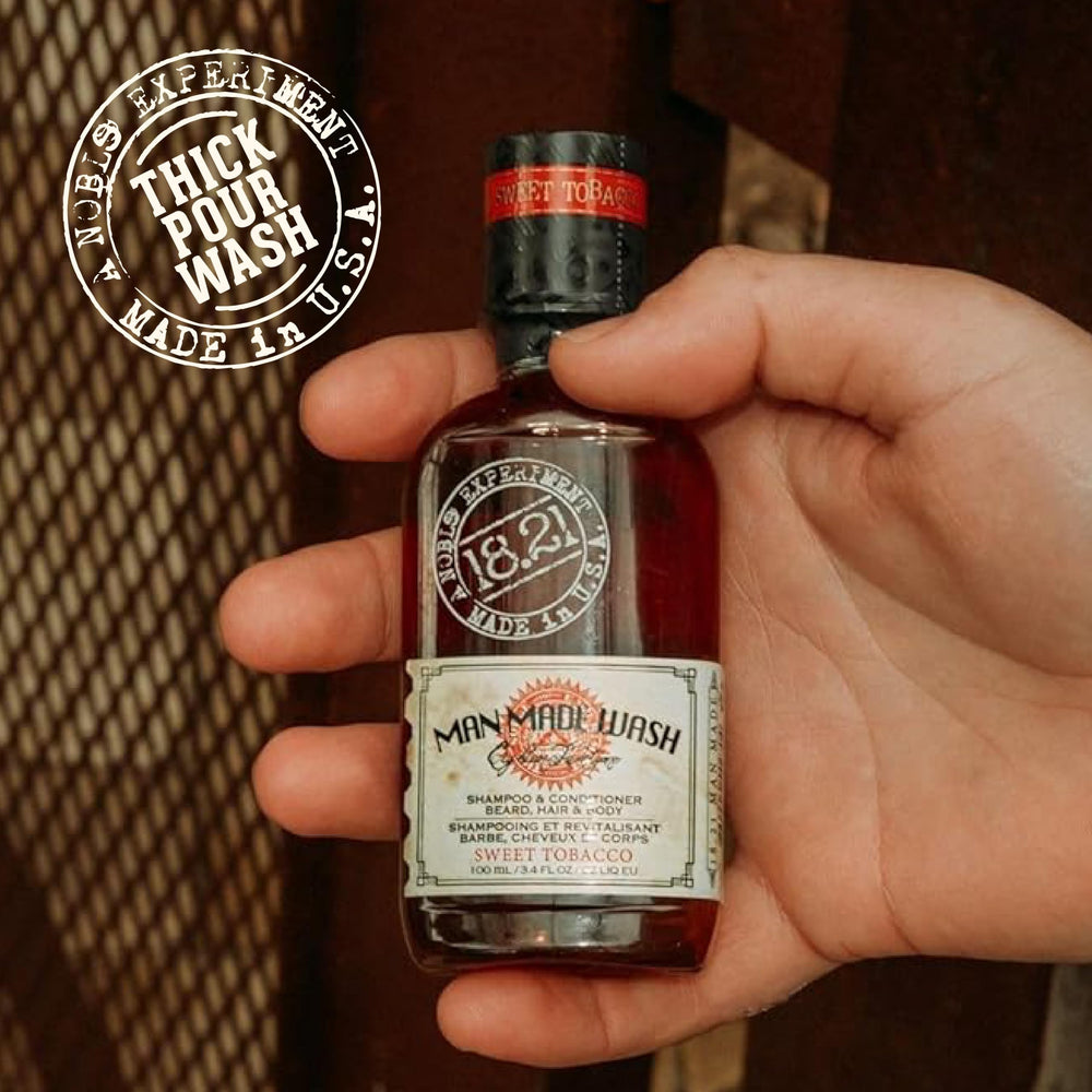 18.21 Man Made styled as a gift set showcasing premium barbershop gifting benefit