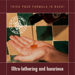 18.21 Man Made wash pouring into hand with rich lather benefit
