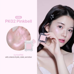 2aN PK02 lifestyle mirror shot highlighting luminous finish for photo-ready glow