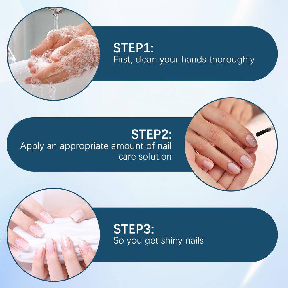 Generic 3 Days Nail Care applied to cuticle, demonstrating easy massage-in application and hydration benefit