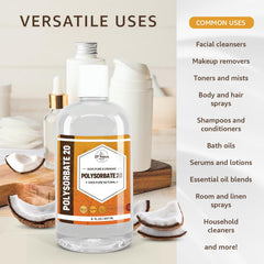 33RD PARALLEL SOAP CO. close-up of liquid texture showing smooth pourability and easy blending