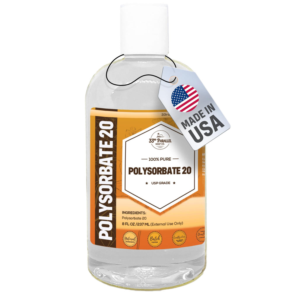 33RD PARALLEL SOAP CO. bottle front view showing product and clear labeling benefit clarity