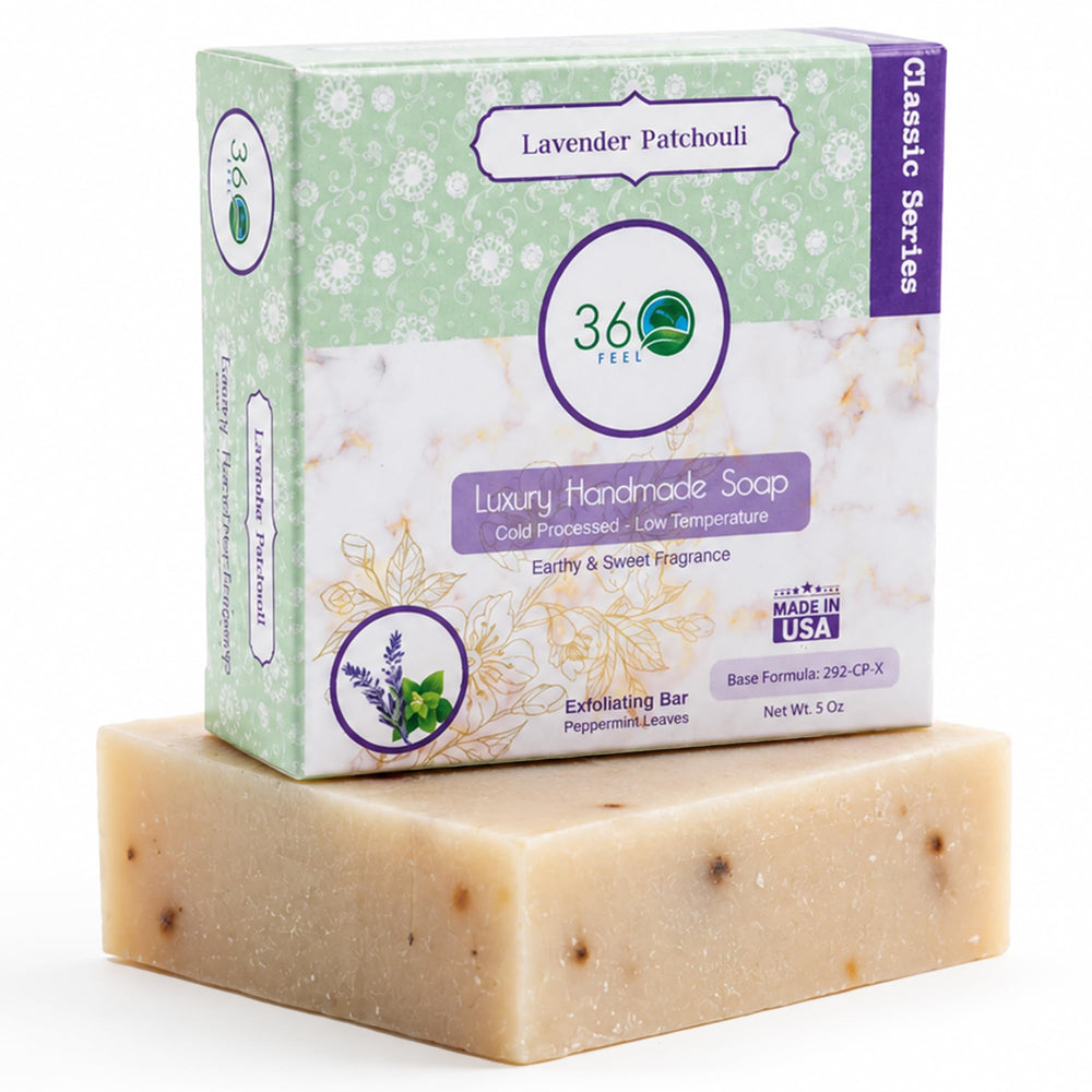 360Feel bar front view showing label and clean design for easy identification
