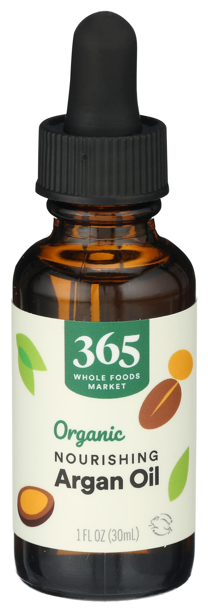 365 by Whole Foods Market front bottle showing organic label and compact size benefit
