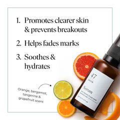 47 Skin serum applied to hand demonstrating easy spreadability and hydration