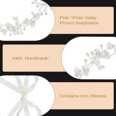 527&huan worn by bride in updo, adding romantic photo-ready finishing touch