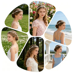 527&huan styled on flower girl, lightweight comfortable fit for kids