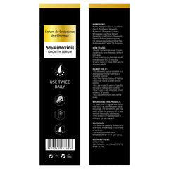 5% minoxidil spray beside nighttime skincare items portraying part of daily routine