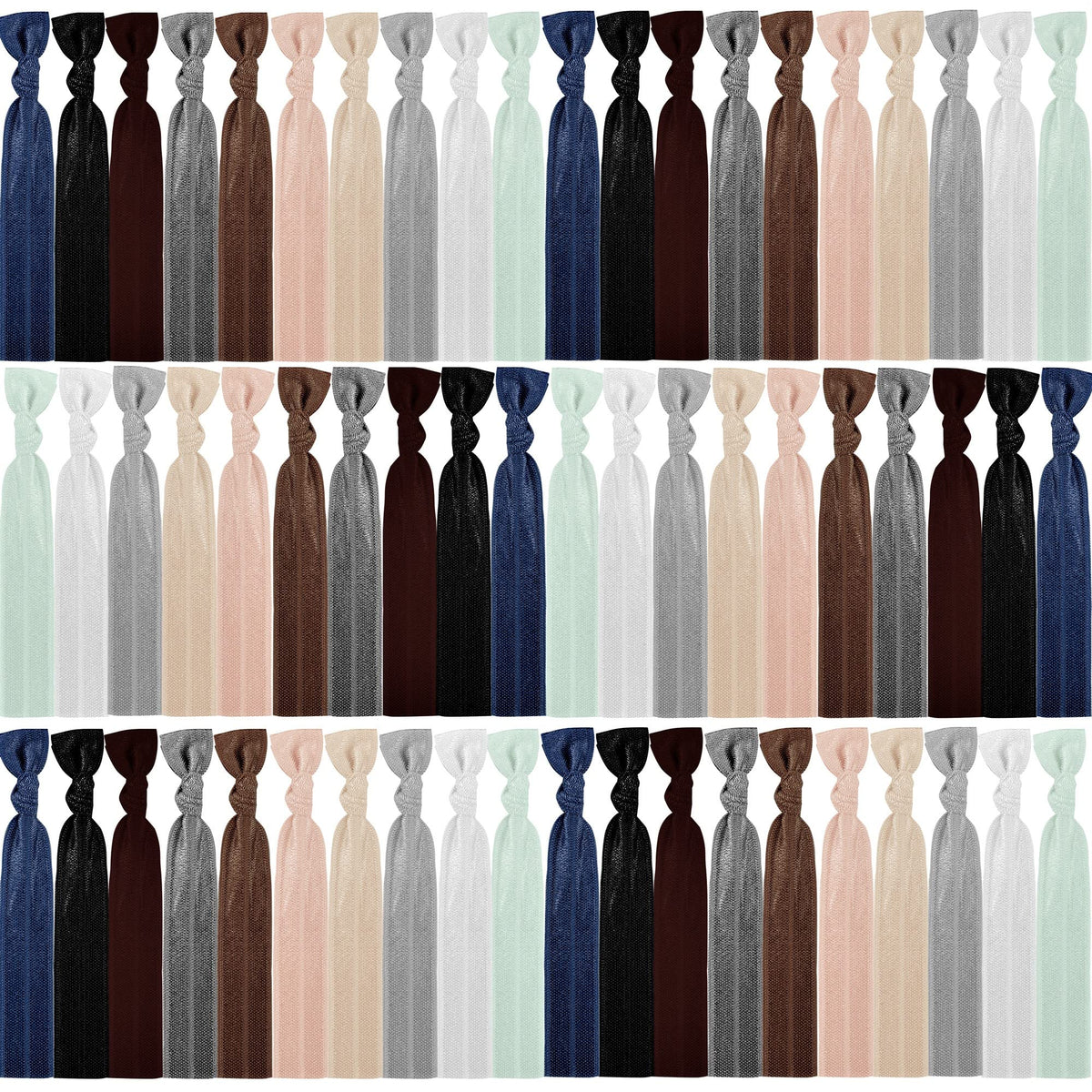 79STYLE front pack view showing 125 hair ties and value pack benefit