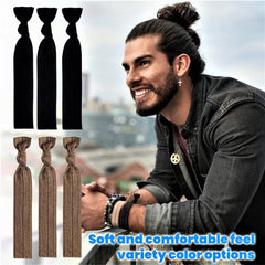 79STYLE man bun in use demonstrating secure hold for thick long hair