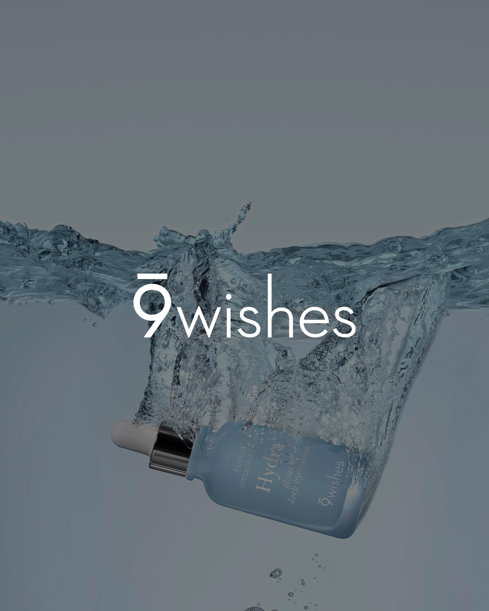 9 Wishes lifestyle image showing dewy glass-skin result and luminous finish