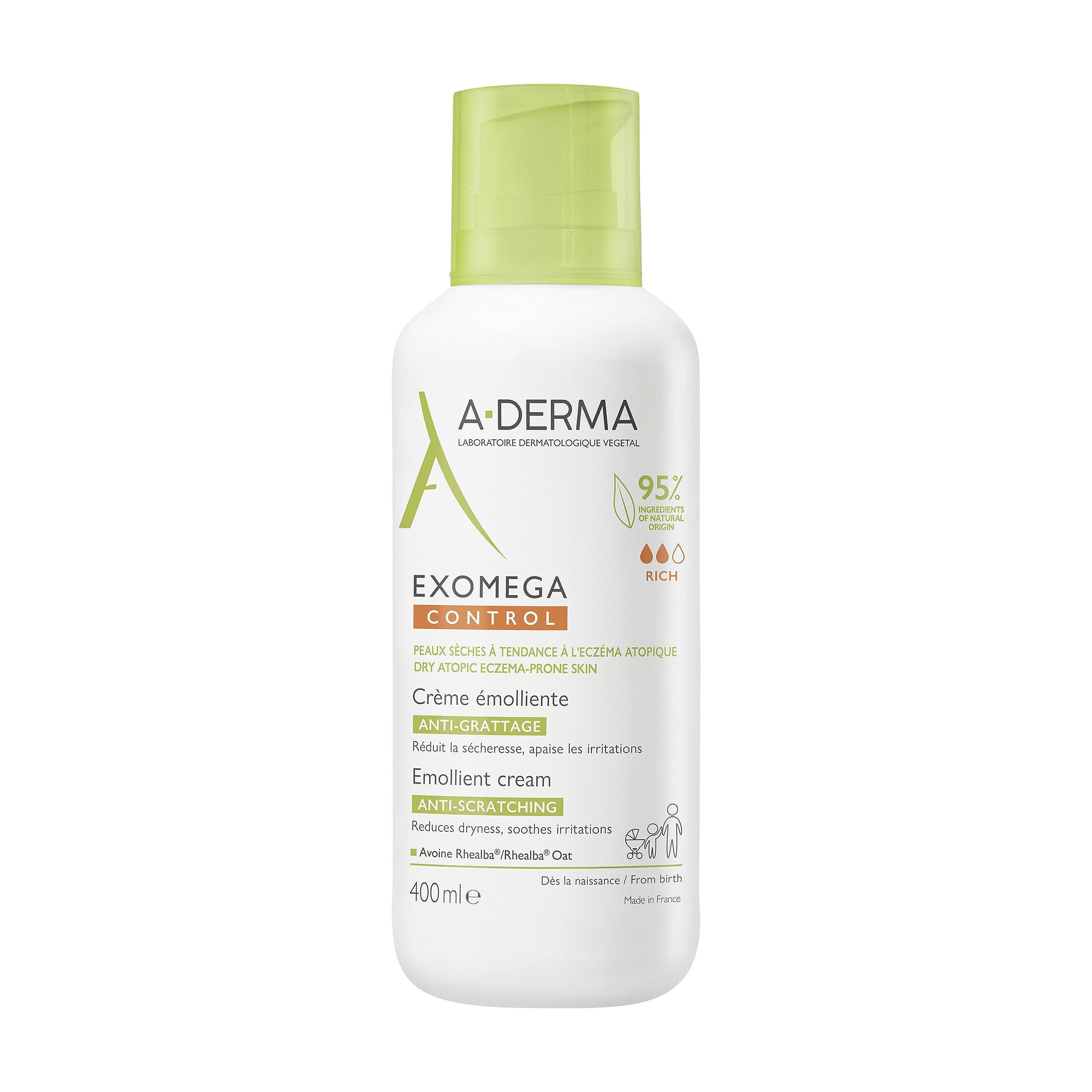 A-Derma Exomega cream front view soothing dry skin