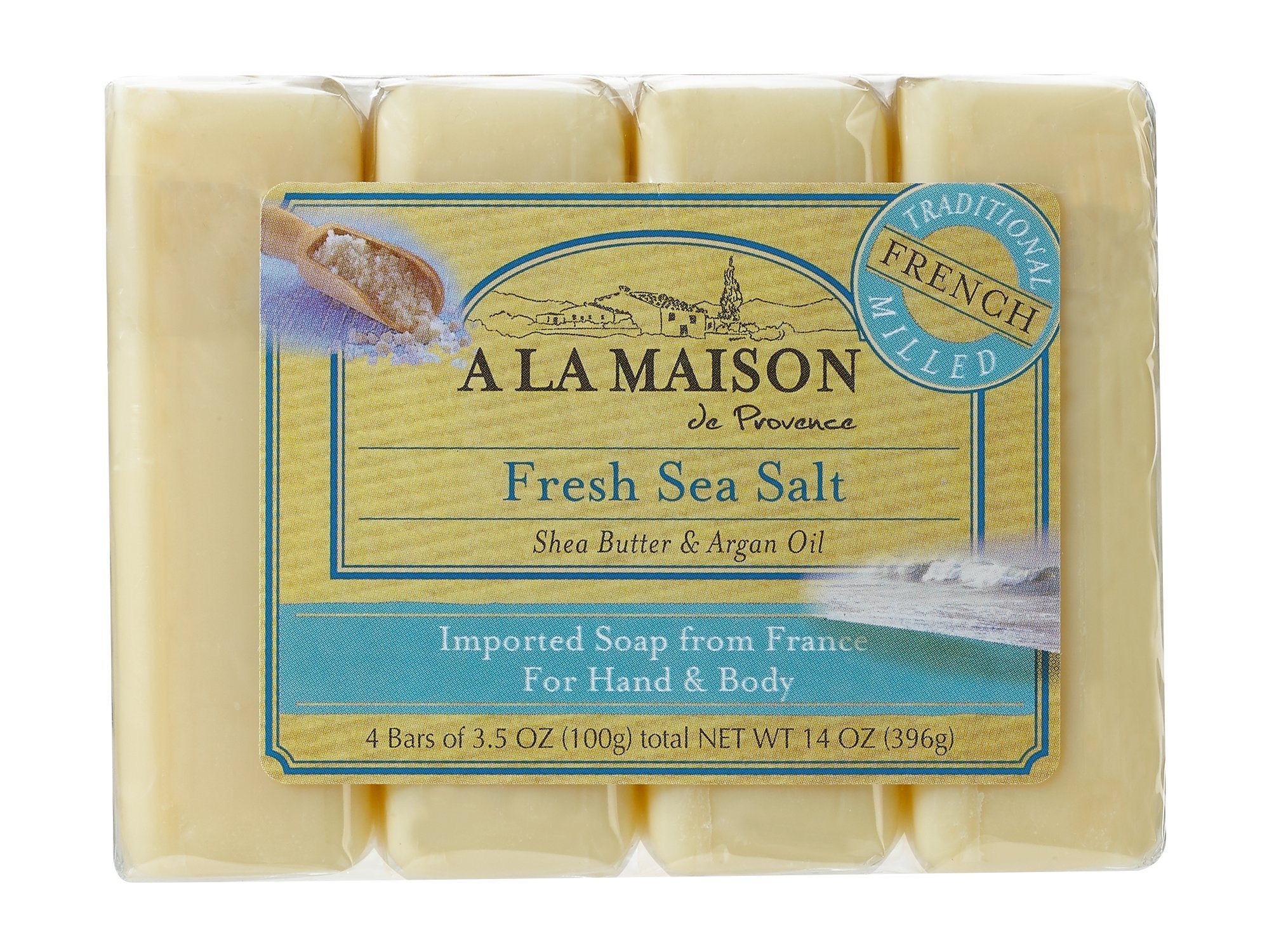 A LA MAISON front packaging showing four bars and neat presentation benefit: easy gifting