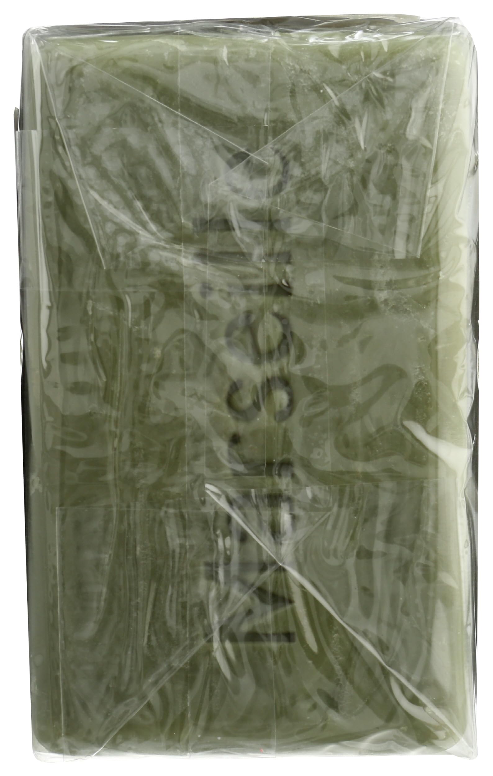 A LA MAISON label zoom on ingredients listing olive oil, lavender, and rosemary benefits