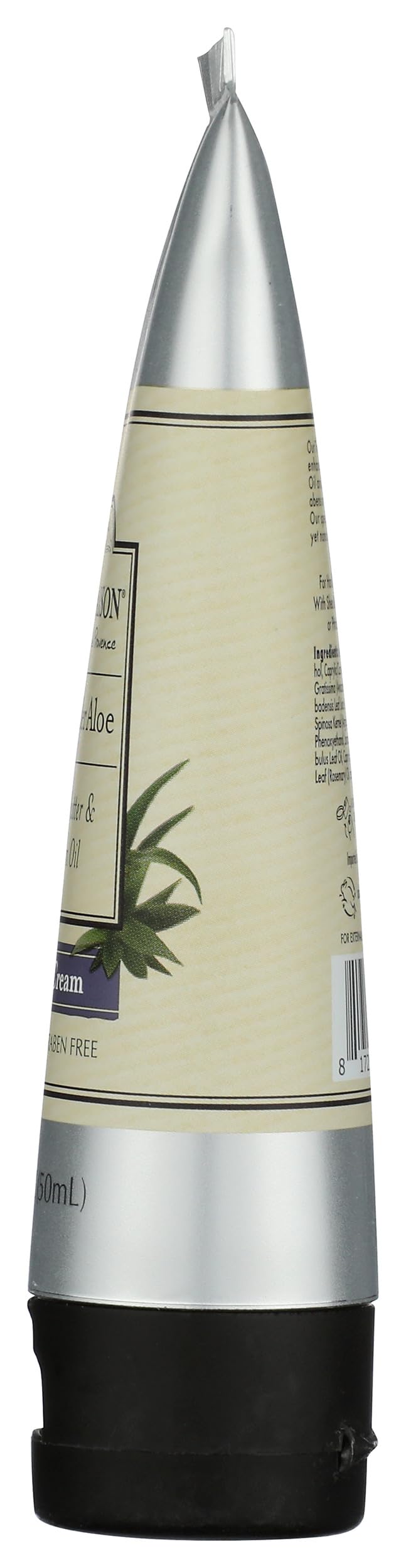A LA MAISON lavender sprig beside tube highlighting botanical ingredient benefit