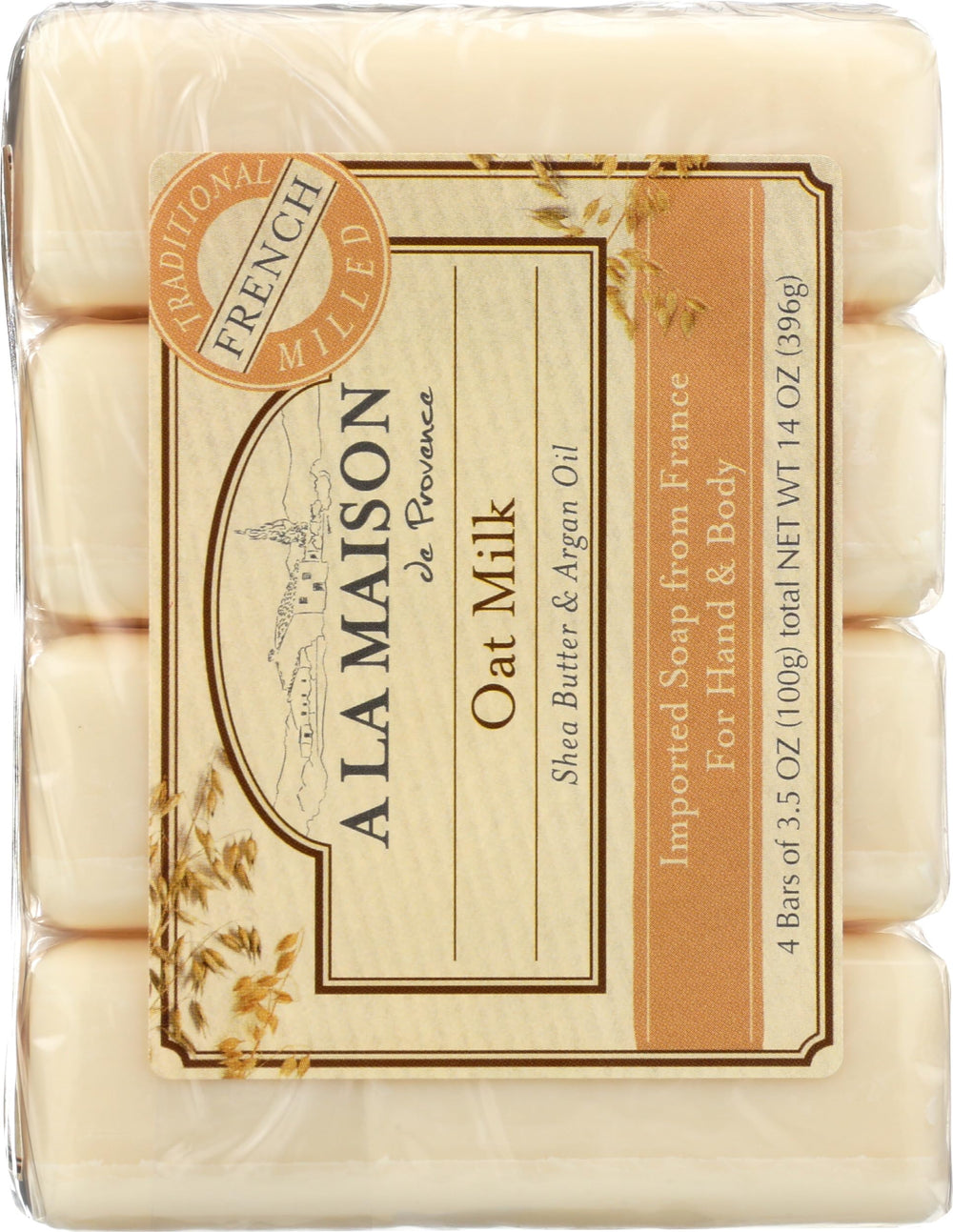 A LA MAISON ingredient label closeup emphasizing plant-based formula