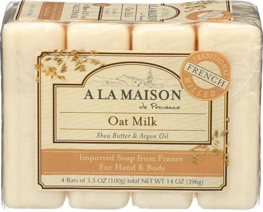 A LA MAISON close-up of a bar highlights smooth triple-milled texture