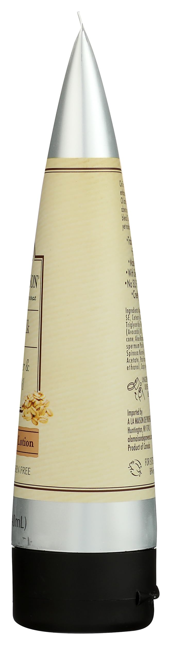 A LA MAISON bottle on bathroom shelf highlighting everyday convenience