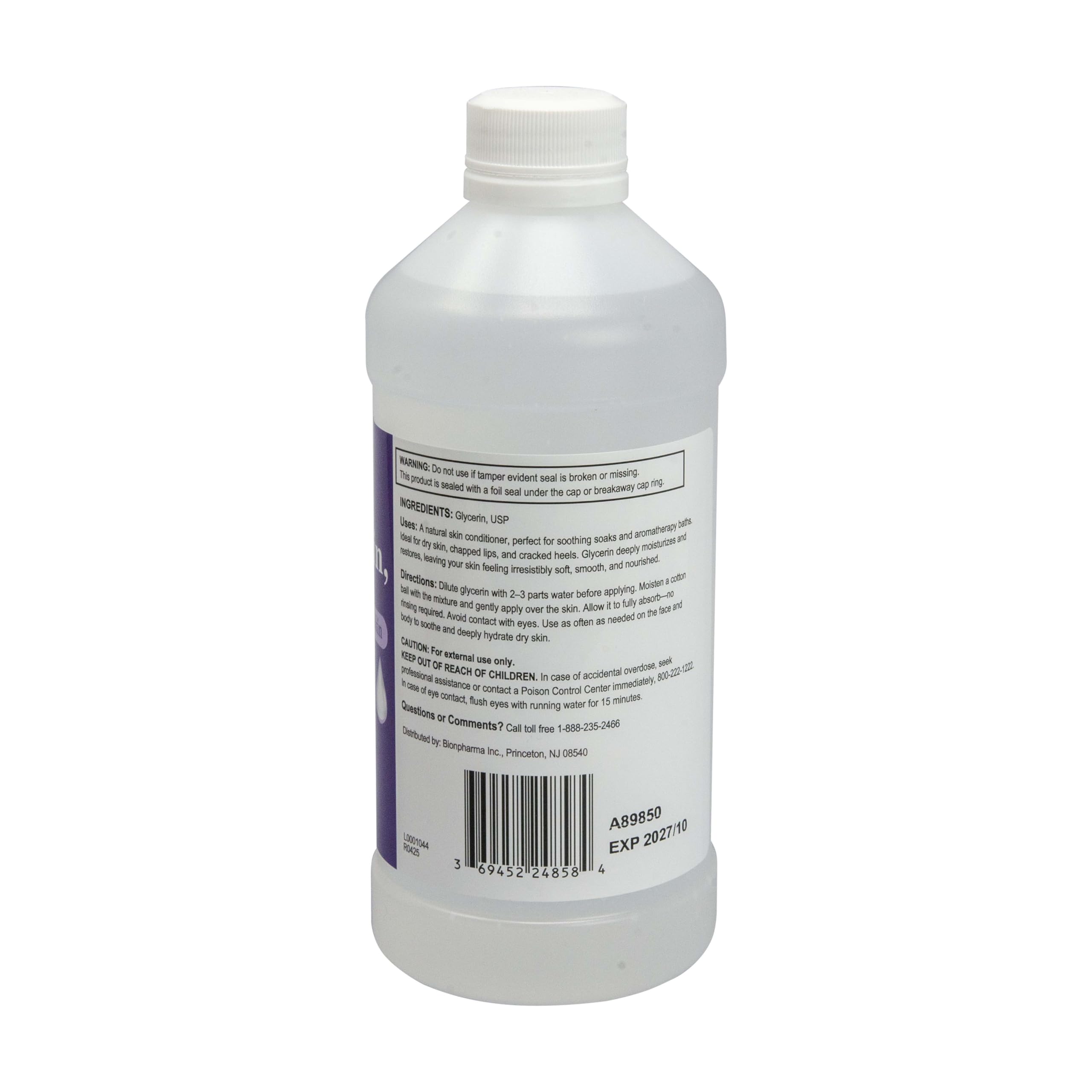 A+Health applying glycerin to wet hair to reduce frizz and add moisture benefit