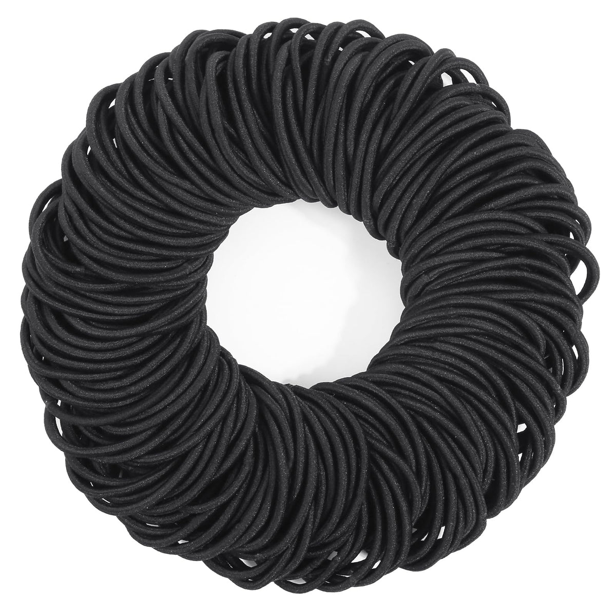 anezus black pack front showing 200 hair ties and value
