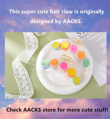 AACKS claw in use securing a messy bun for quick stylish hold