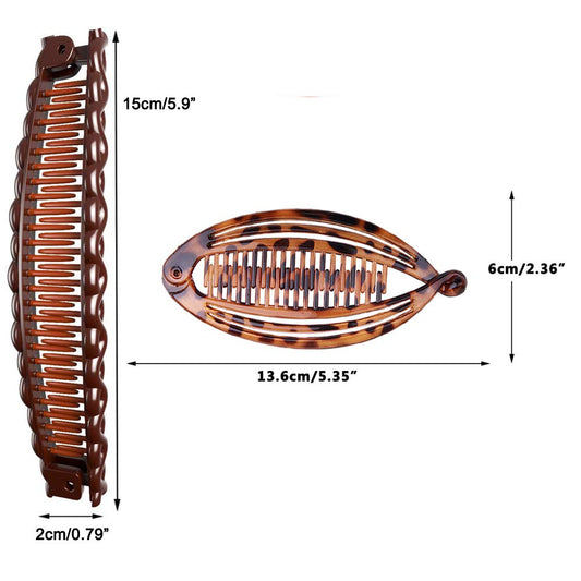 Aaiffey close-up of metal comb teeth highlighting durable grip and secure hold