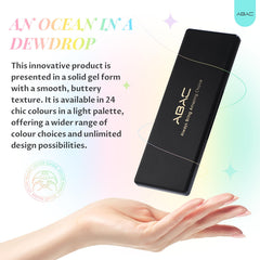 ABAC travel-ready compact case packed for trip, spill-free portable nail kit