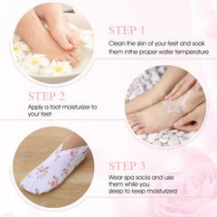 Abeillo sock on foot with cream underneath illustrating improved lotion retention