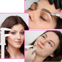Abeillo pen mapping brows on a model showing professional-use preview benefit