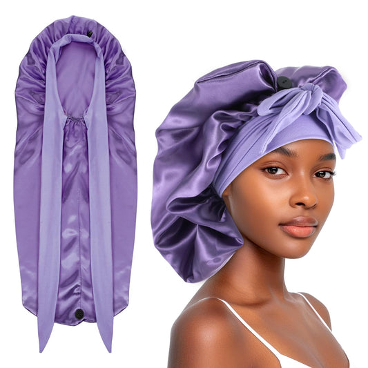 Abeillo bonnet front view showing roomy fit and secure hold benefit