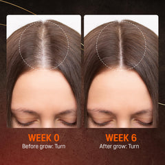 ABERA ingredients label close-up, highlighting biotin and botanical blend benefits