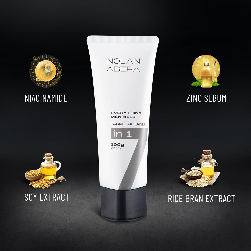 ABERA Nolan creamy texture lather detail illustrating smooth cleansing