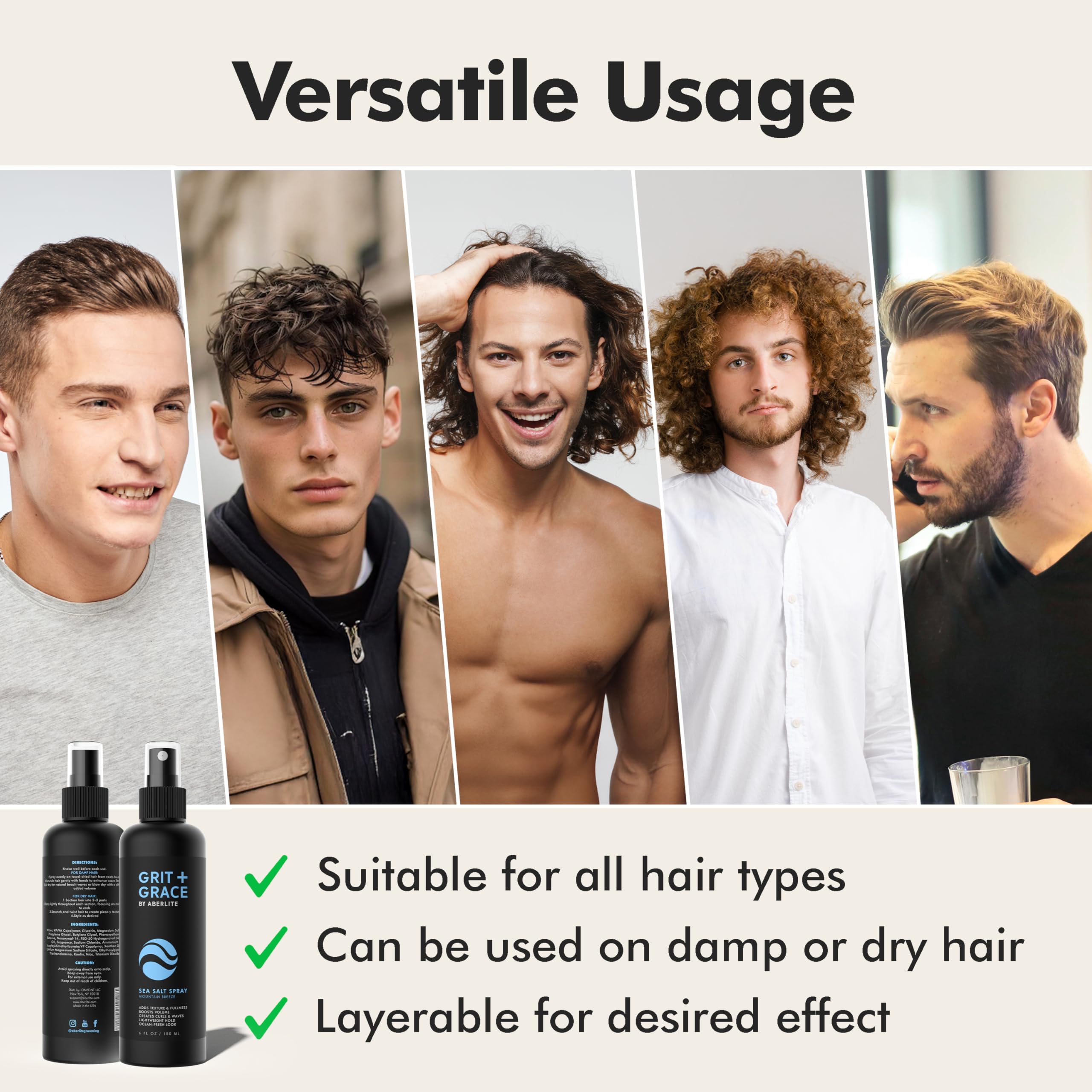Aberlite ingredients label close-up highlighting formulation transparency benefit