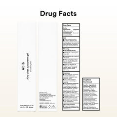 Abib ingredients label close-up highlighting gentle formulation benefits