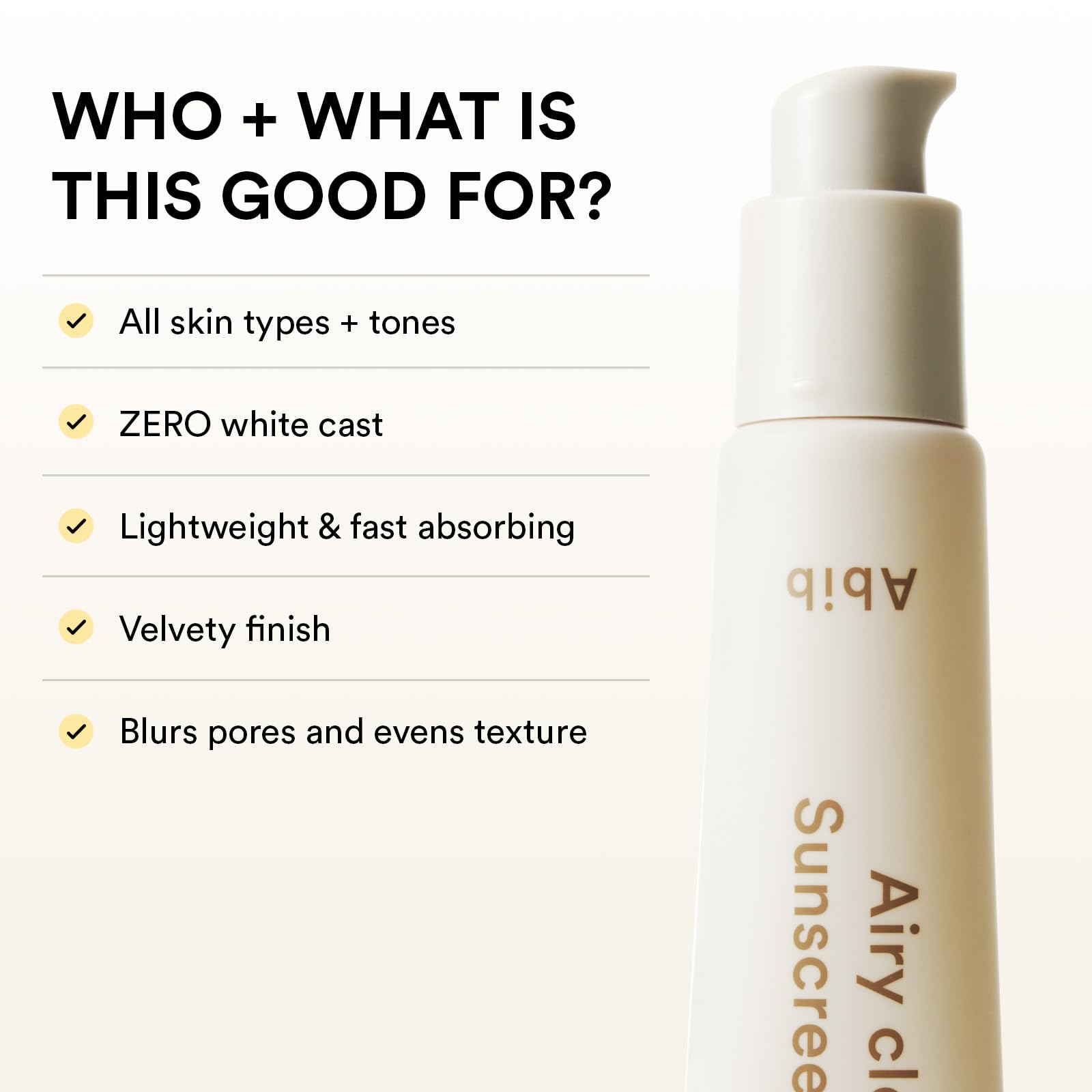 Abib sunscreen in a travel bag conveying daily on-the-go protection