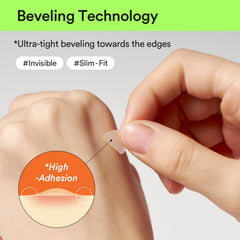 Abib patches dispensed from box demonstrating easy access and hygiene