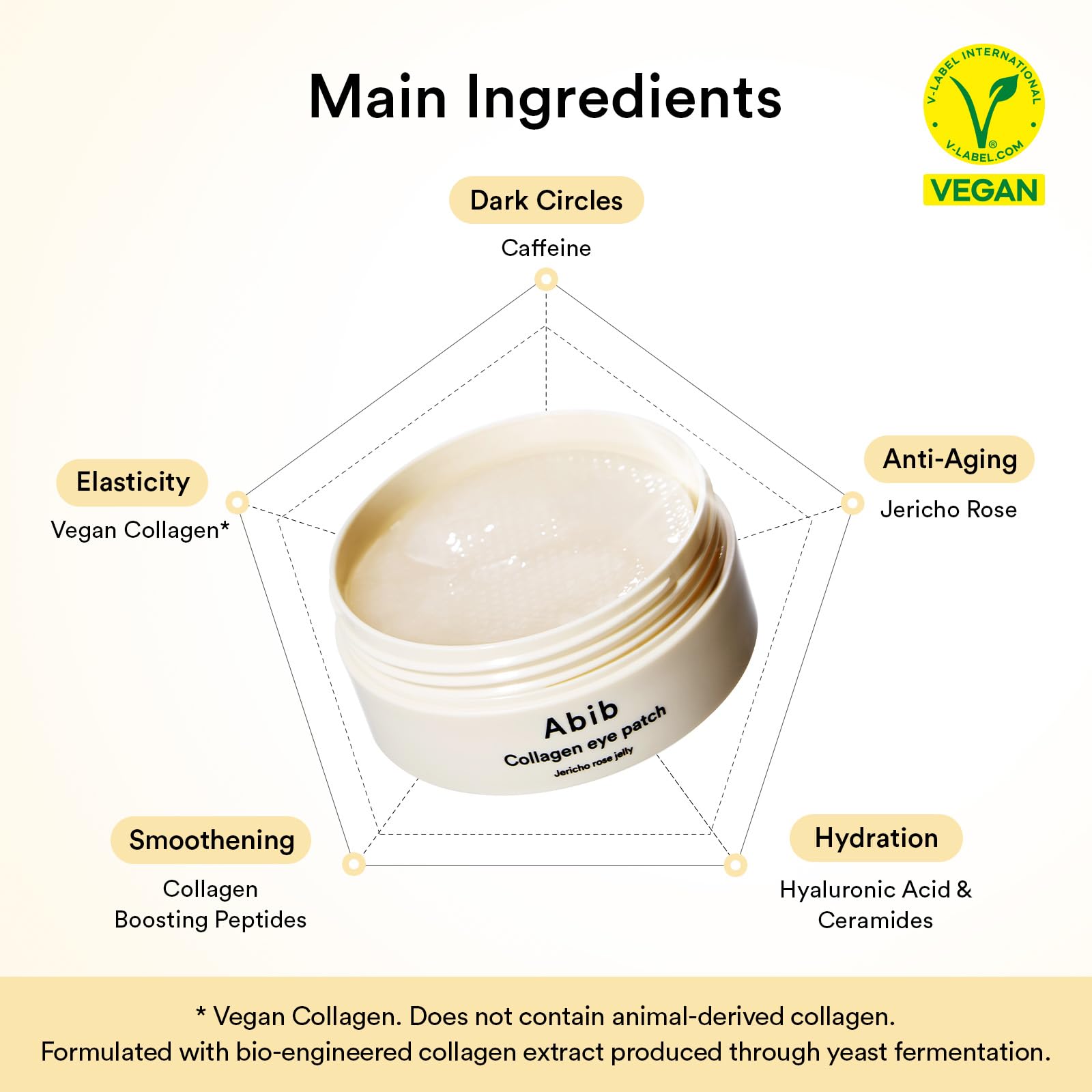 Abib cream texture swatch on skin, lightweight hydration and fast absorption