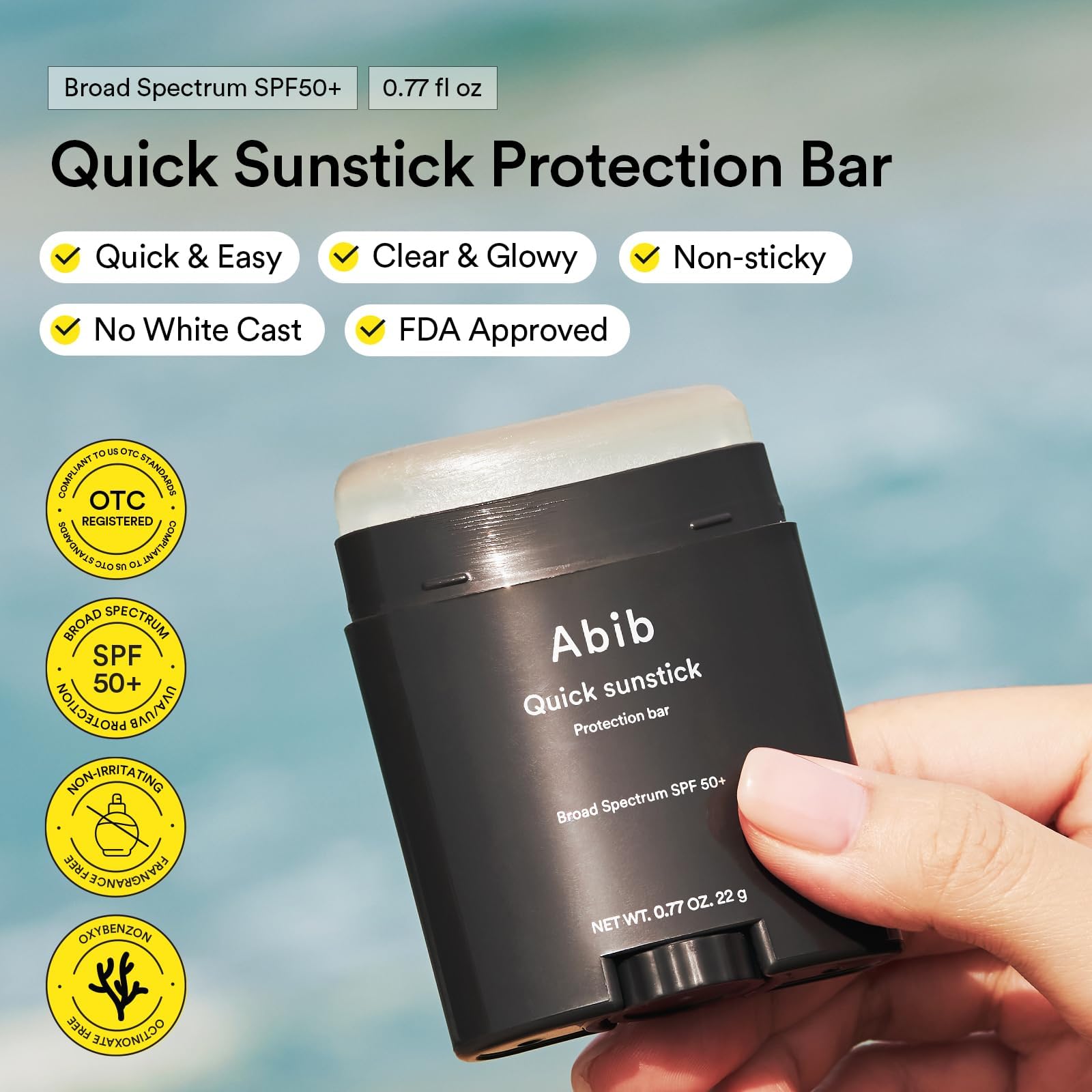 Abib texture close-up showing smooth glide and hydrating finish