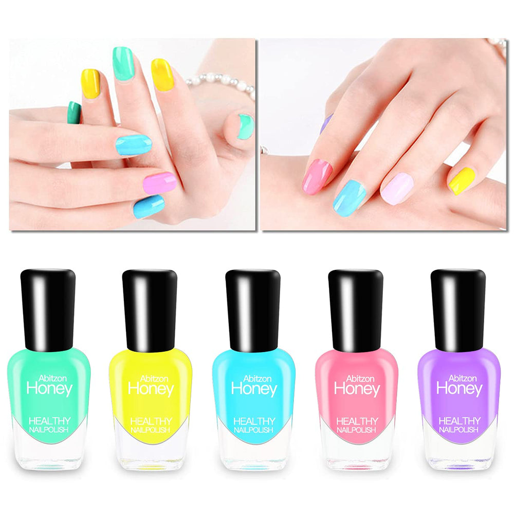 Abitzon color swatches on hand to display shade variety and easy matching benefit