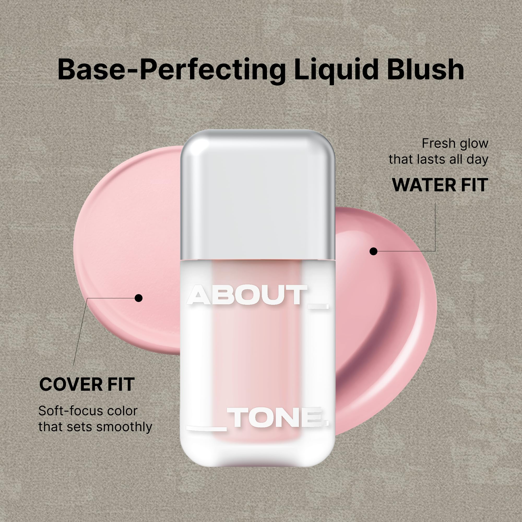 about tone close-up of liquid texture illustrating smooth blendability benefit