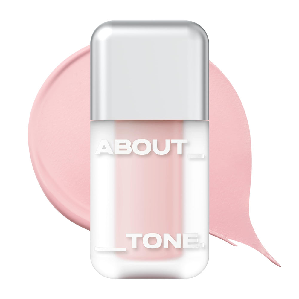 ABOUT TONE front packaging showing product name and shade C06 Milk Cocoa, clear branding benefit