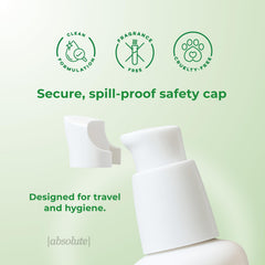 Absolute ingredients label close-up showing niacinamide and zinc PCA transparency benefit