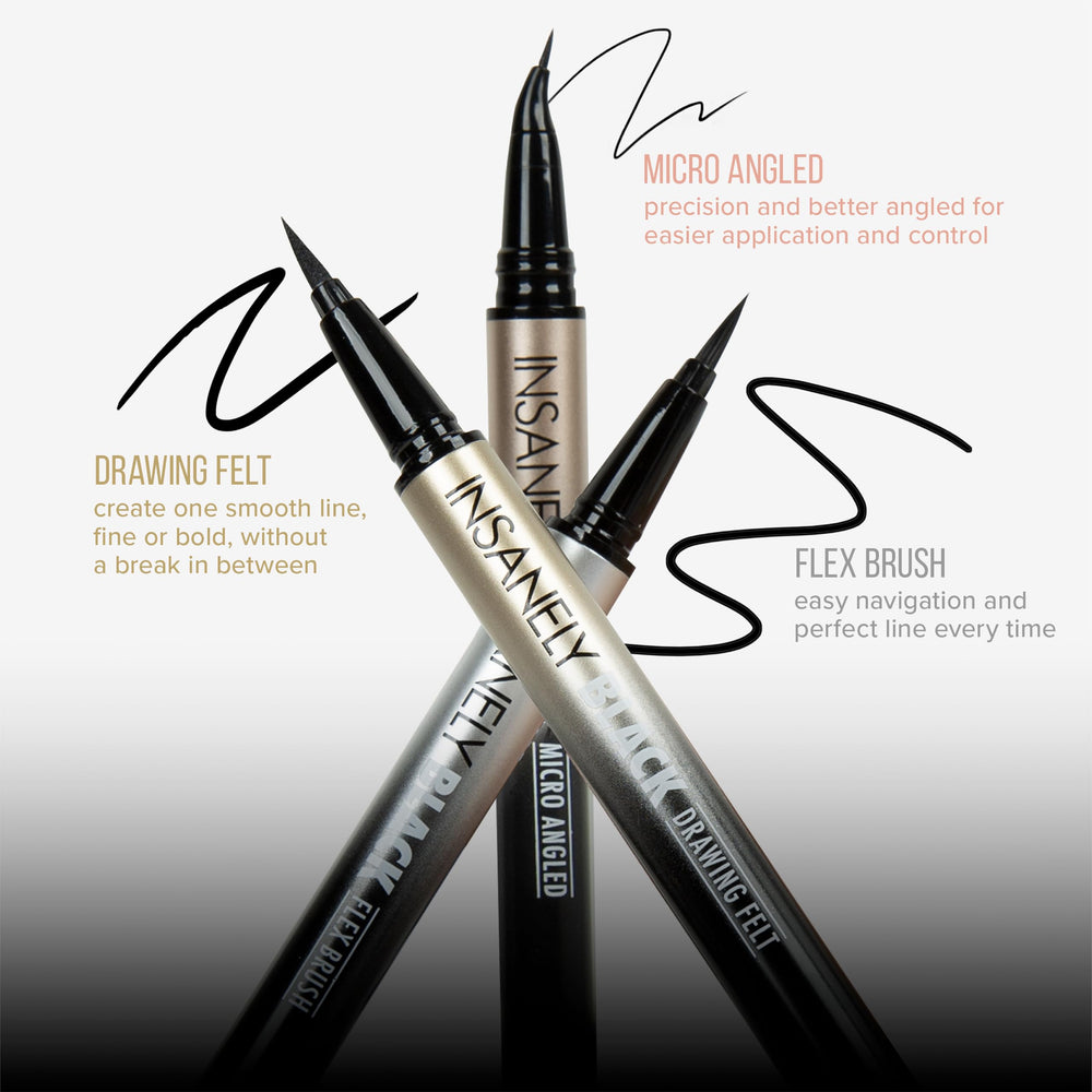 Absolute New York applied wing look demonstrating long-lasting smudgeproof benefit
