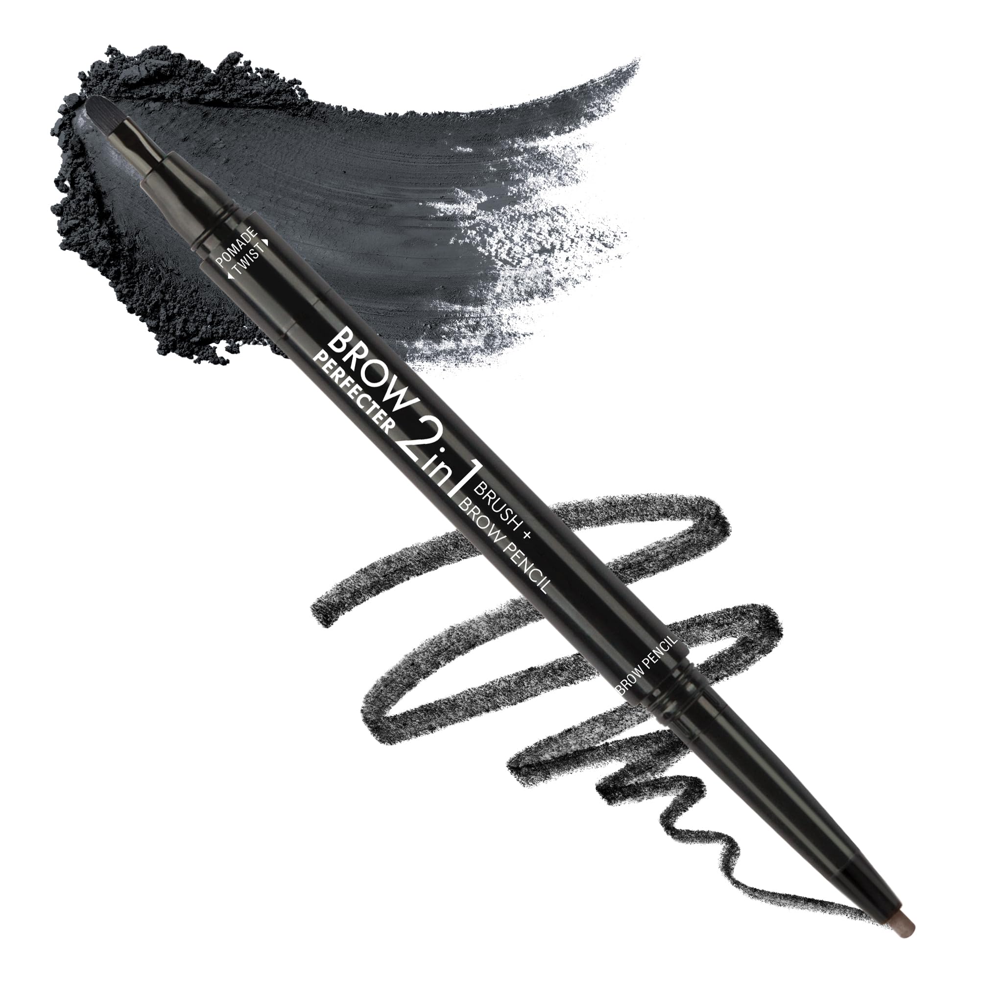 Absolute New York pencil tip close-up creates natural hairlike brow strokes